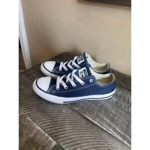 Converse All Star Low Top Sneakers Navy Blue 3J237 Youth Size 2.5 Youth
